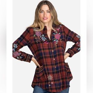 Johnny Was Cordelia Painter’s Smock, Embroidered, Size Large